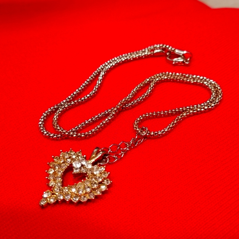 Asymmetrical Heart Pendant